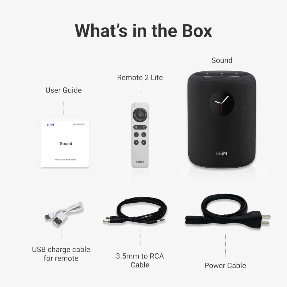 ลำโพงบลูทูธไร้สาย WIIM : SOUND (BLACK)